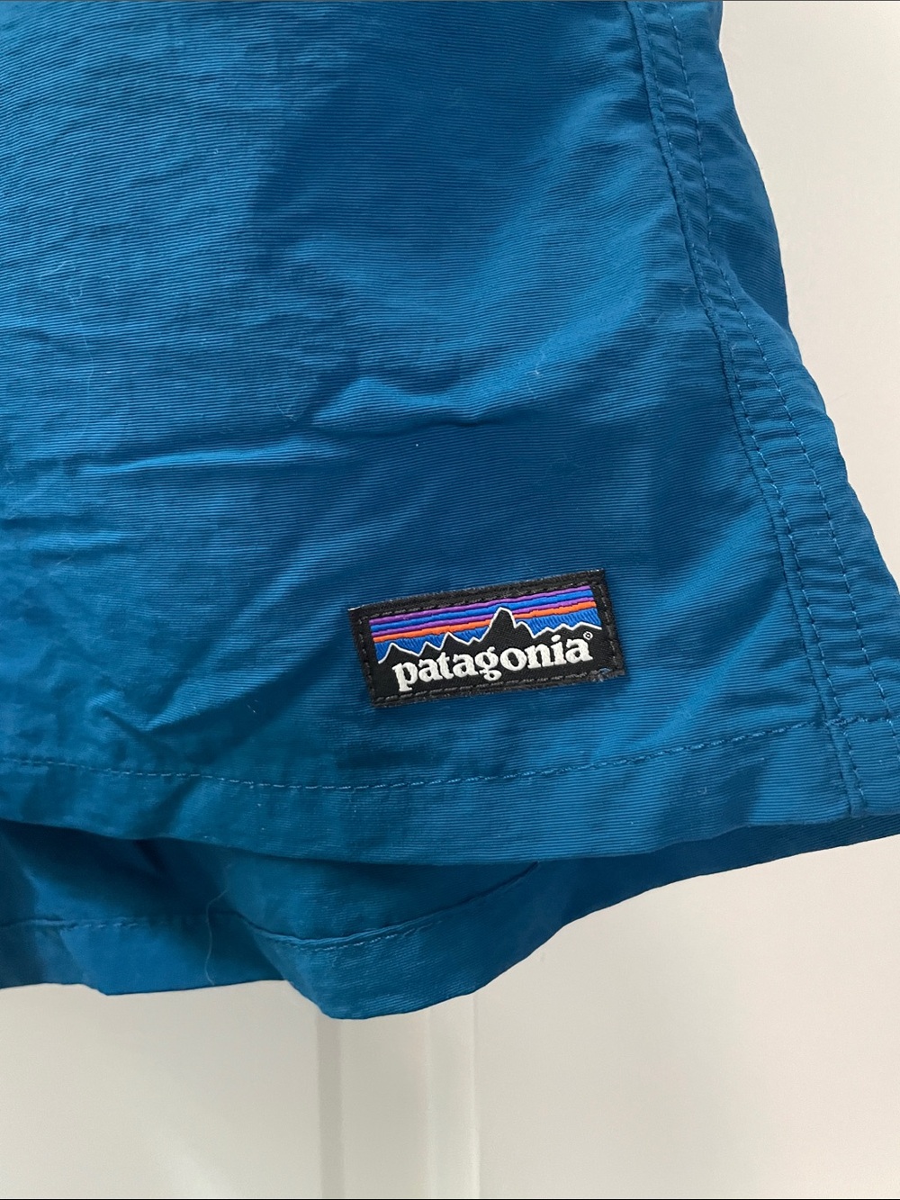 Patagonia Blue Elastic-Waist Active Shorts - Picture 2 of 5